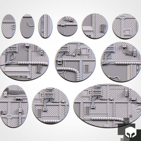 "Socle résine" Factory oval 90mm