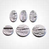 "Socle résine" ancestral ruins oval 60
