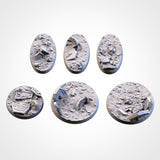 "Socle résine" Tombes  oval 60