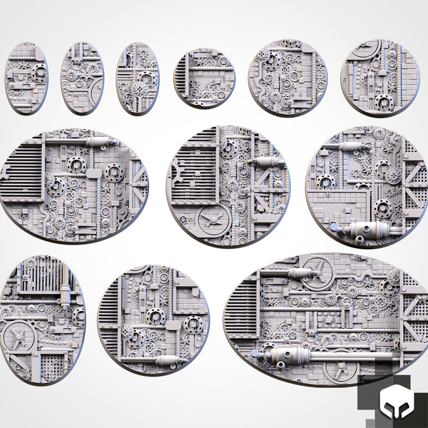 "Socle résine" Steampunk 90MM