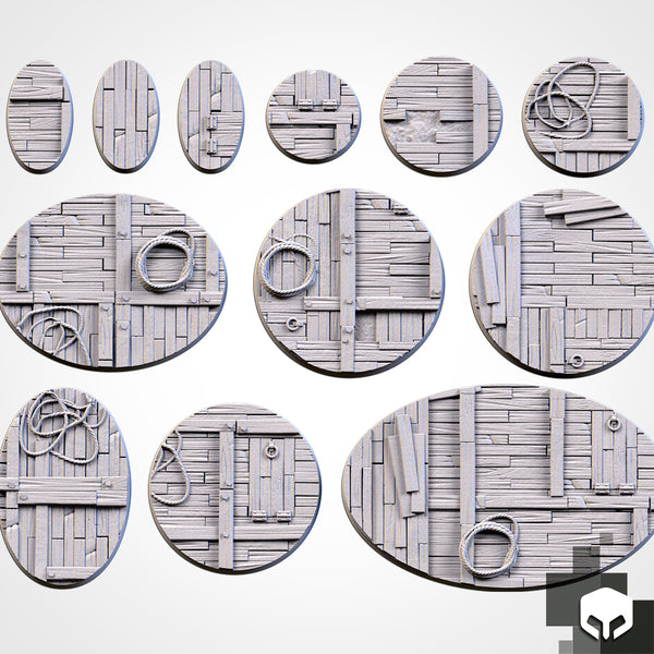 "Socle résine" Bois 100MM