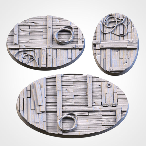 "Socle résine" Bois oval 120