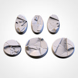 "Socle résine" Glacier oval 60
