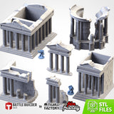 "txarli factory", set de ruines antiques