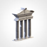 "txarli factory", set de temple antique 2
