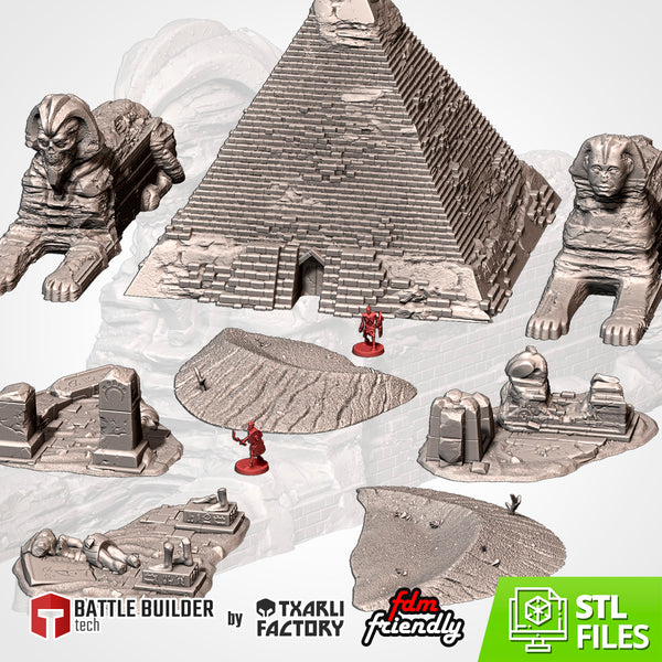 "txarli factory", set de ruines égyptiennes