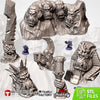 "txarli factory",Set de sculptures orques