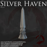 "Silver haven", Obelisk