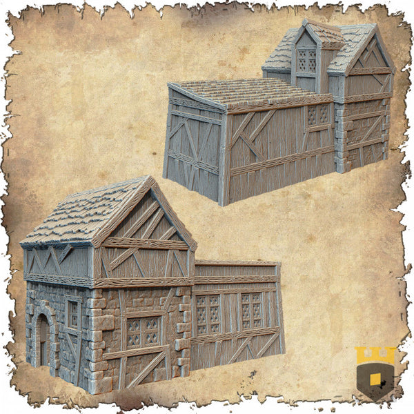 "Ville fantasy", Lot de petite maison