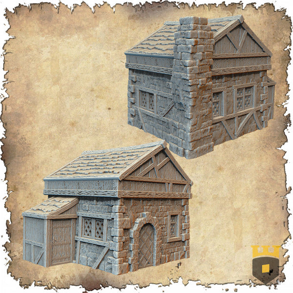 "Ville fantasy", Lot de petite maison