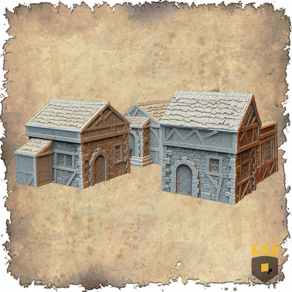 "Ville fantasy", Lot de petite maison