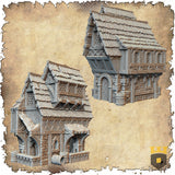 "Ville fantasy", Petite maison marchande