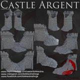 "Castle argent", Le chateau en ruine