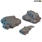 Set de collines rocailleuses et rampes