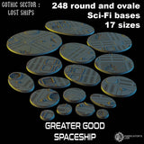 "Socle résine" Greater good spaceships