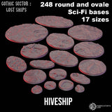 "Socle résine" Hiveship
