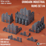 "Fabricator lair" Industrial ruin set 4