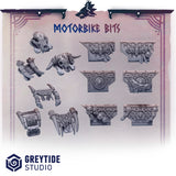 "bitz résine" Motorbike wolf