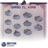"bitz résine wolf" Toppers 32, 40