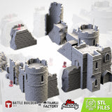 "txarli factory", set de château en ruine