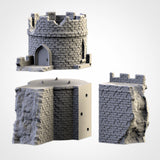 "txarli factory", set de château en ruine