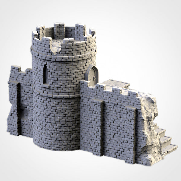 "txarli factory", set de château en ruine