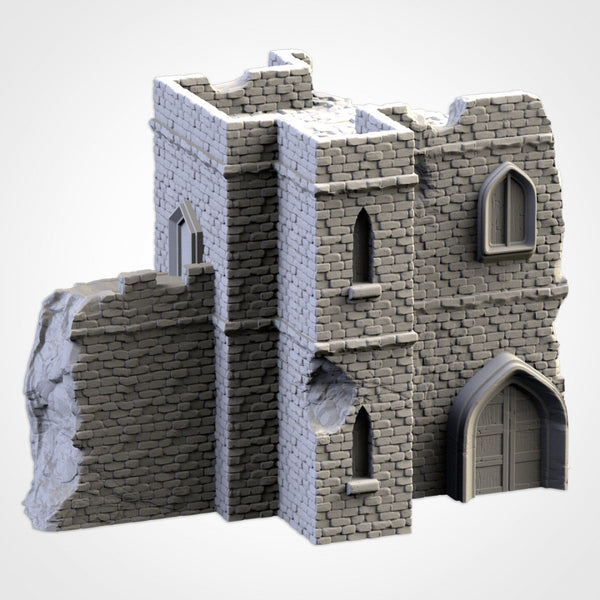 "txarli factory", set de château en ruine