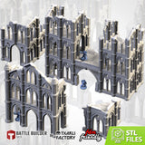 Cathédrale ruine 4, set2, ouverte