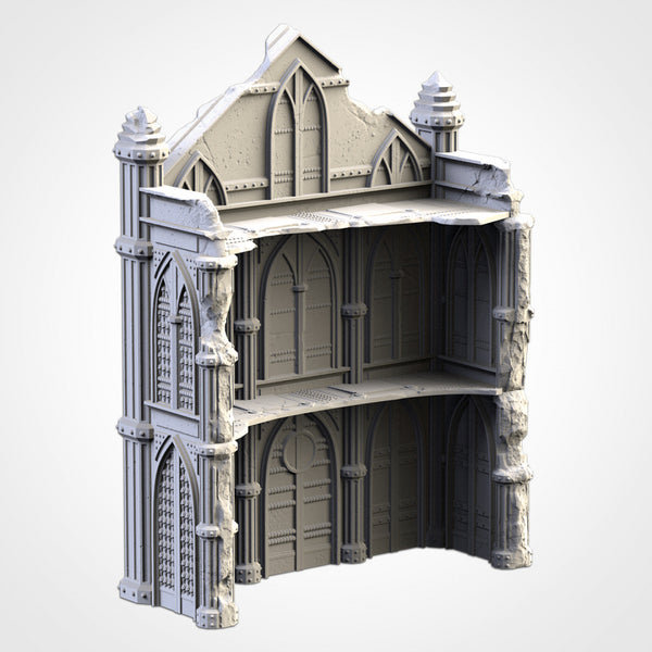 Cathédrale ruine 1, set2, fermée