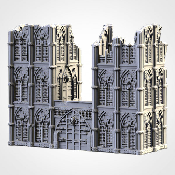 Cathédrale ruine 2, set2, fermée