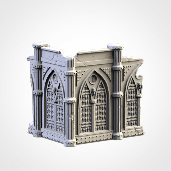 Cathédrale ruine 4, set2, fermée