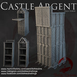 "Castle argent" Siege tower