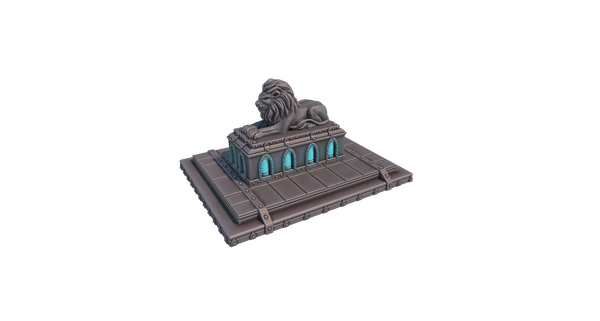 "Cityfight"  Statue de lion