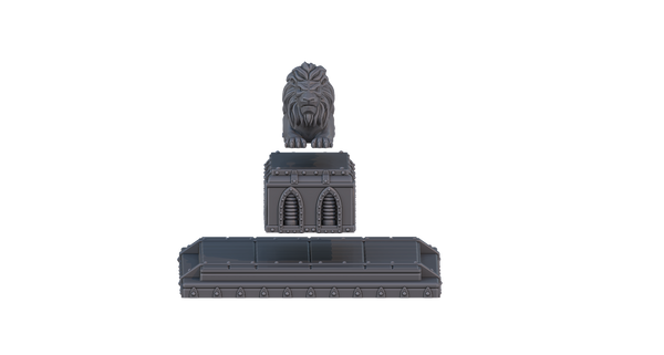 "Cityfight"  Statue de lion