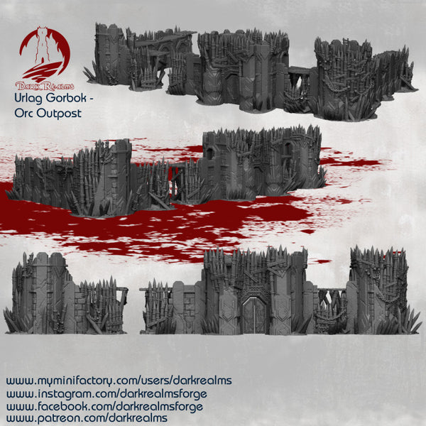 "Ruines naines orquifiées", La forteresse volée.