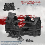 "Medieval fantastique", la taverne en ruine.