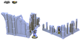 Cathédrale ruine diverses (5 eléments)