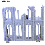 Cathédrale en ruine, set complet