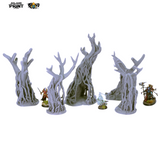 "Jungle", Set d'arbres