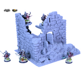 "Medieval fantastique", la touren ruine