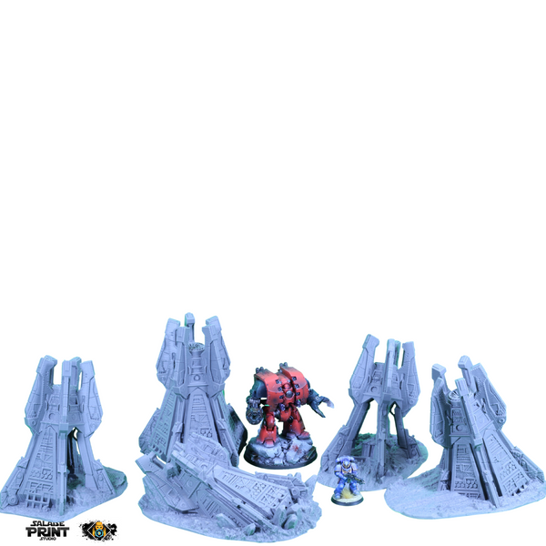 "txarli factory", set de module d'atterrissage.
