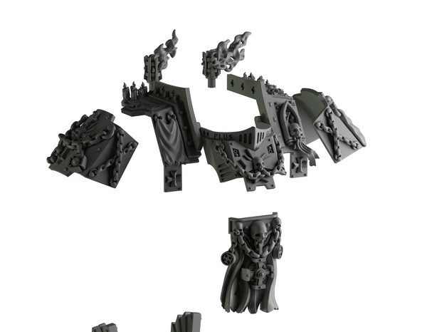 "bitz résine" Armure de l'ancienne machine 1