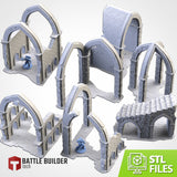 "txarli factory", set de ruines antiques