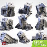 "txarli factory", Set de basalt crystal