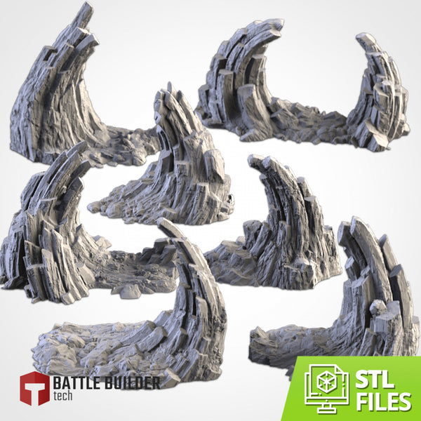 "txarli factory", Set de rocky planet