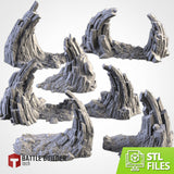 "txarli factory", Set de rocky planet