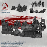 "Gondor", Barracks ruines, set complet