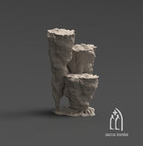 Daemonic Vortex, rochers volants.