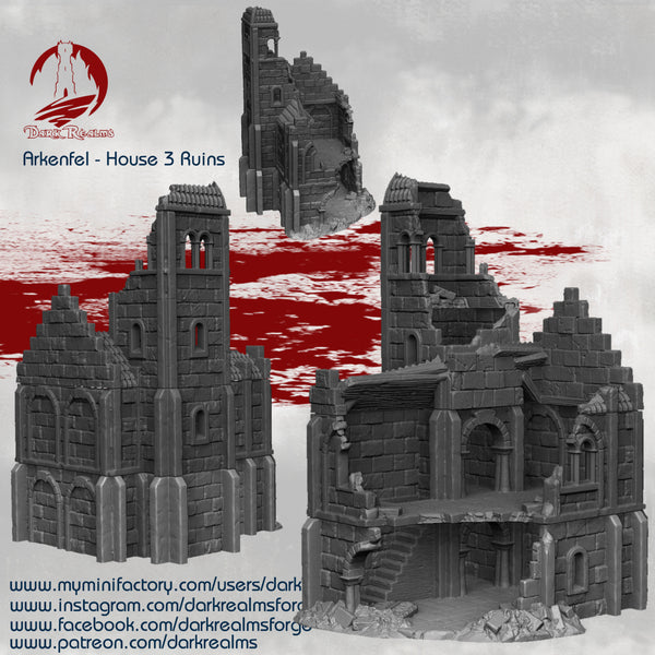 "Gondor", House 3 ruine