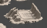 "Les ruines de Davonis", Pyramide en ruine.